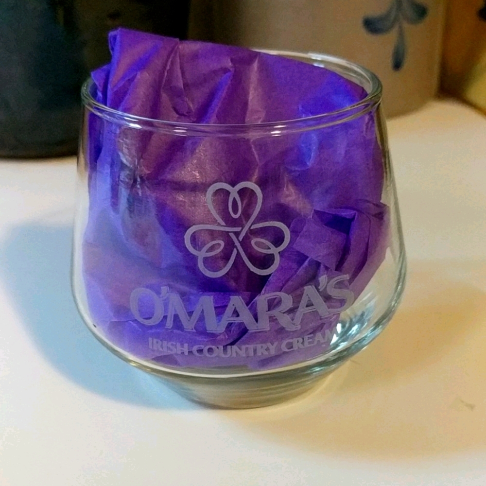 Vintage O'Mara's Irish Country Cream Glass